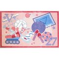 La Rug, Fun Rugs LA Rug TSC-231 3958 Supreme Collection All Stars Girls Rug - 39 x 58 Inch TSC-231 3958